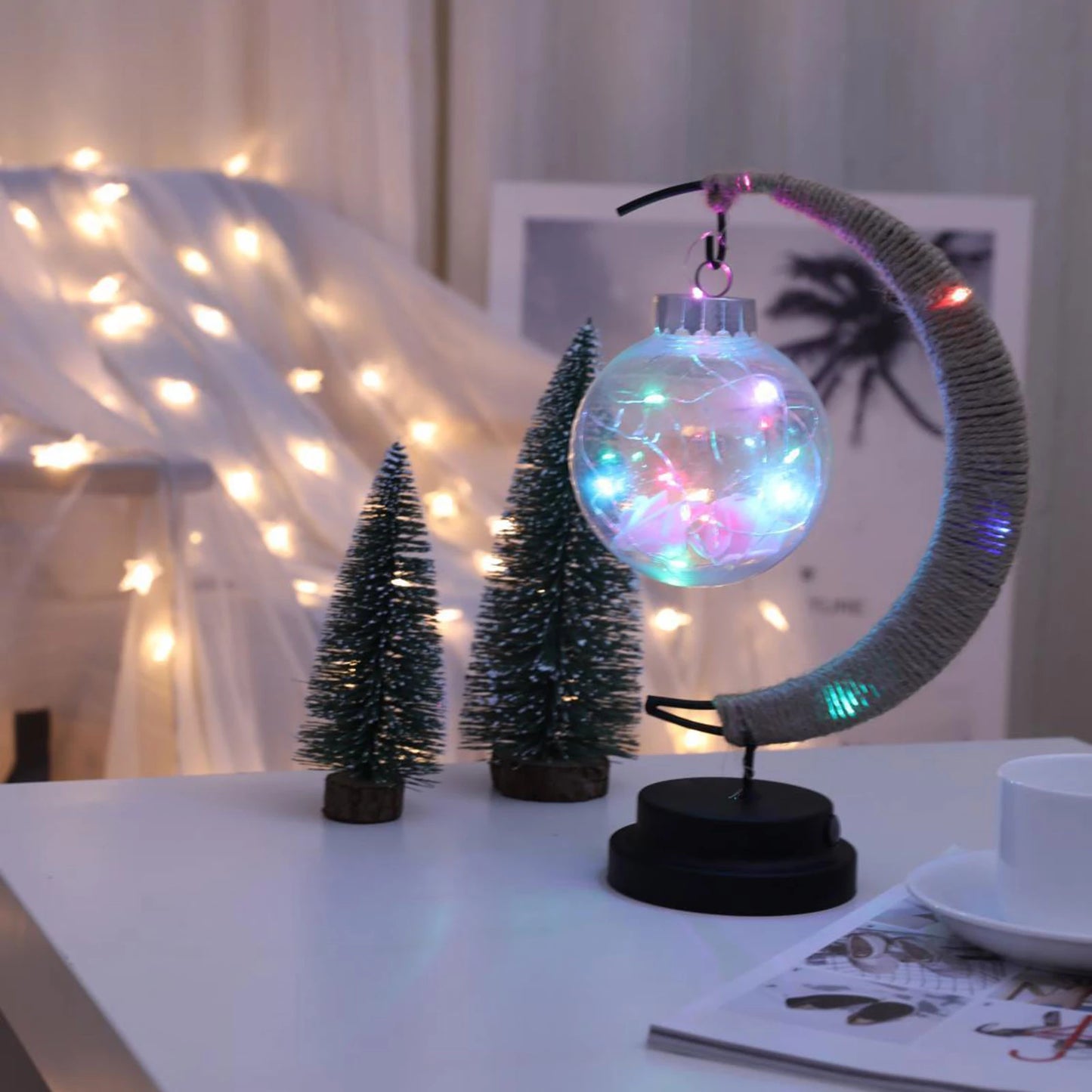 Lampe croissant de lune deco d'intérieur - Blxck France