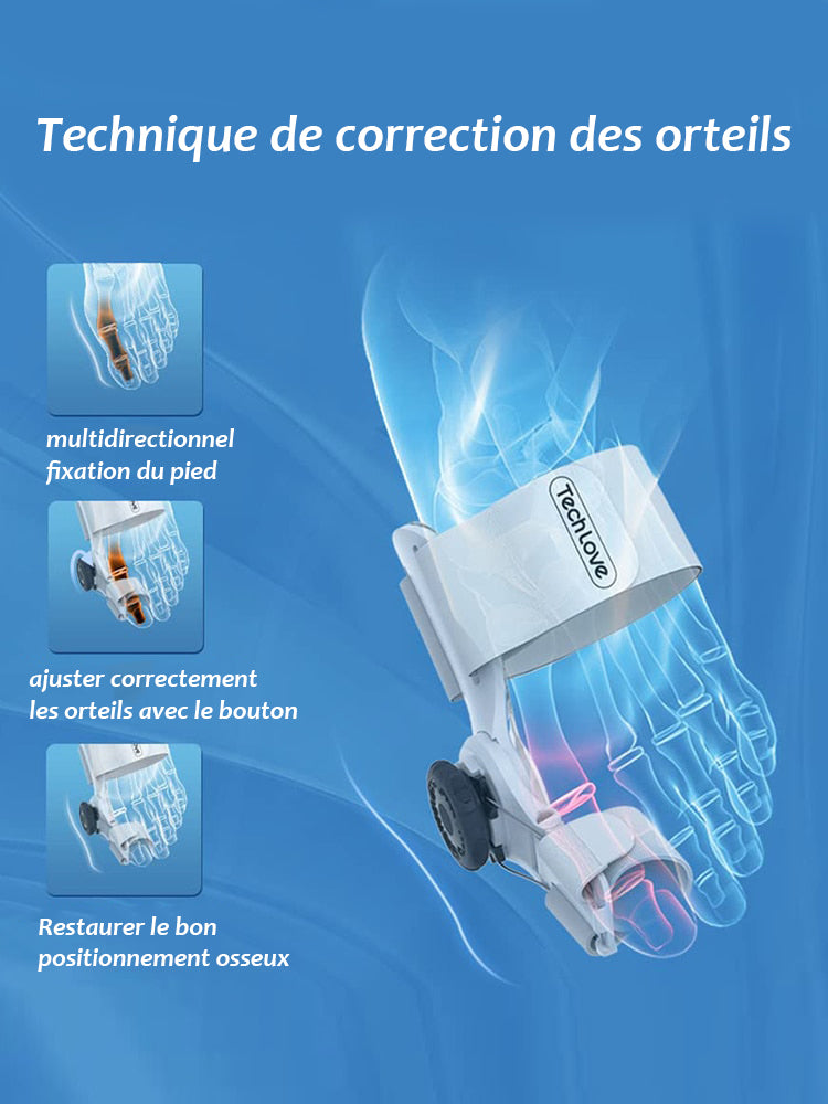 Correcteur orteil sangle réglable - Blxck France