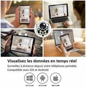 Caméra De Surveillance Wifi Sans Fil pour Exterieur et Interieur - Blxck France