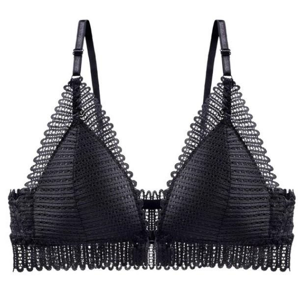Soutien-gorge en dentelle avec fermeture à l'avant - Blxck France