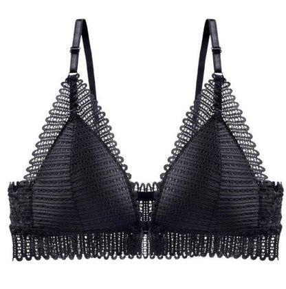 Soutien-gorge en dentelle avec fermeture à l'avant - Blxck France