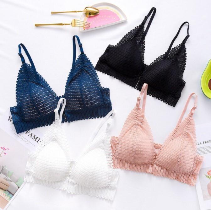 Soutien-gorge en dentelle avec fermeture à l'avant - Blxck France