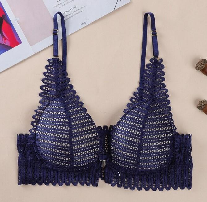 Soutien-gorge en dentelle avec fermeture à l'avant - Blxck France