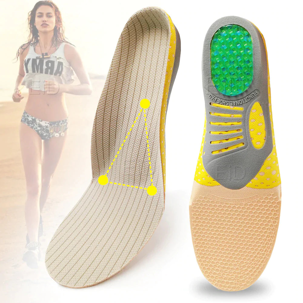 Semelles Orthopédiques avec Gel Premium pour les douleur en talon - Blxck France