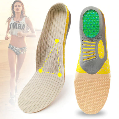 Semelles Orthopédiques avec Gel Premium pour les douleur en talon - Blxck France