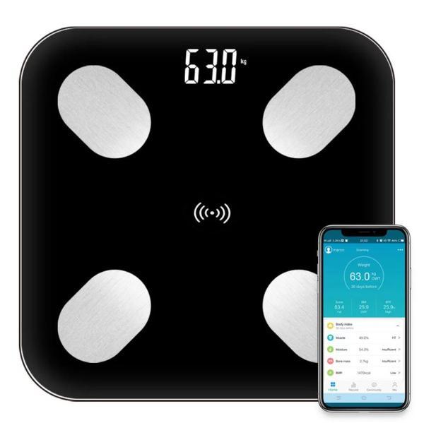 Balance Connectée FIT+ Poids, IMC, Analyse de la composition corporelle - Blxck France