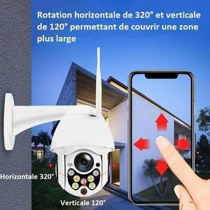 Caméra De Surveillance Wifi Sans Fil pour Exterieur et Interieur - Blxck France