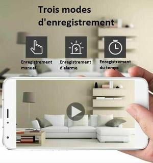 Caméra De Surveillance Wifi Sans Fil pour Exterieur et Interieur - Blxck France