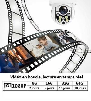 Caméra De Surveillance Wifi Sans Fil pour Exterieur et Interieur - Blxck France