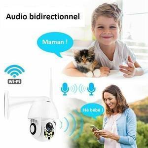 Caméra De Surveillance Wifi Sans Fil pour Exterieur et Interieur - Blxck France