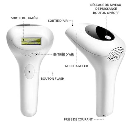 Épilateur Permanent à Lumière Pulsée - SILK EXPERT - Blxck France