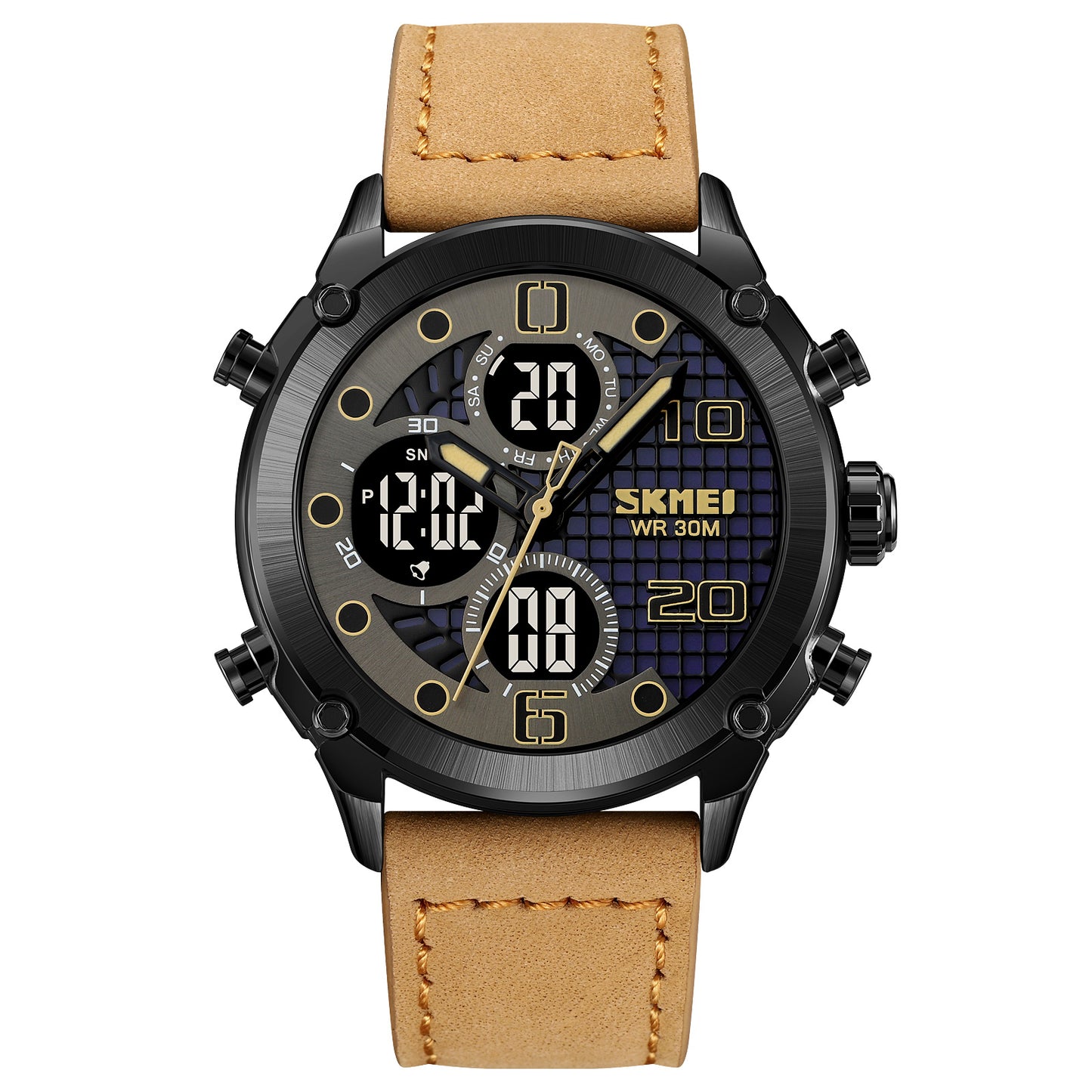 Montre multifonction homme