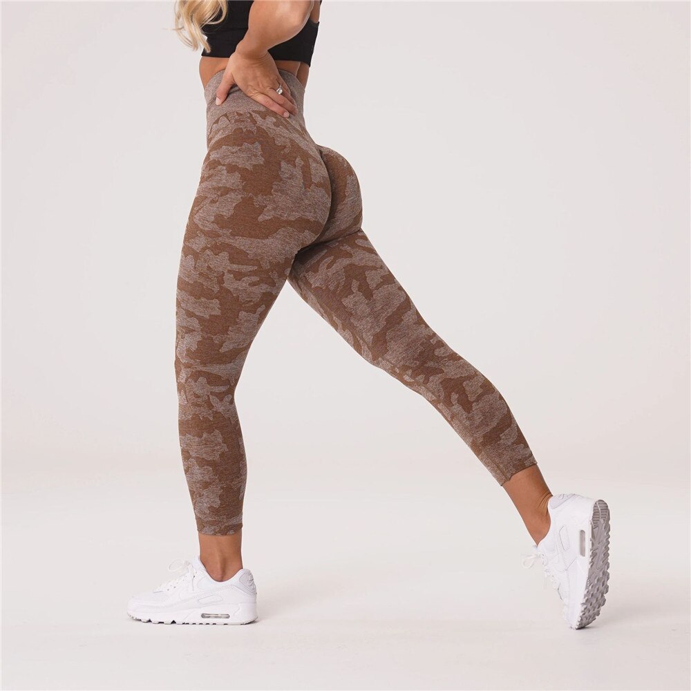 Leggings Sport Camouflage pour femmes Taille XS,S,M,L - Blxck France