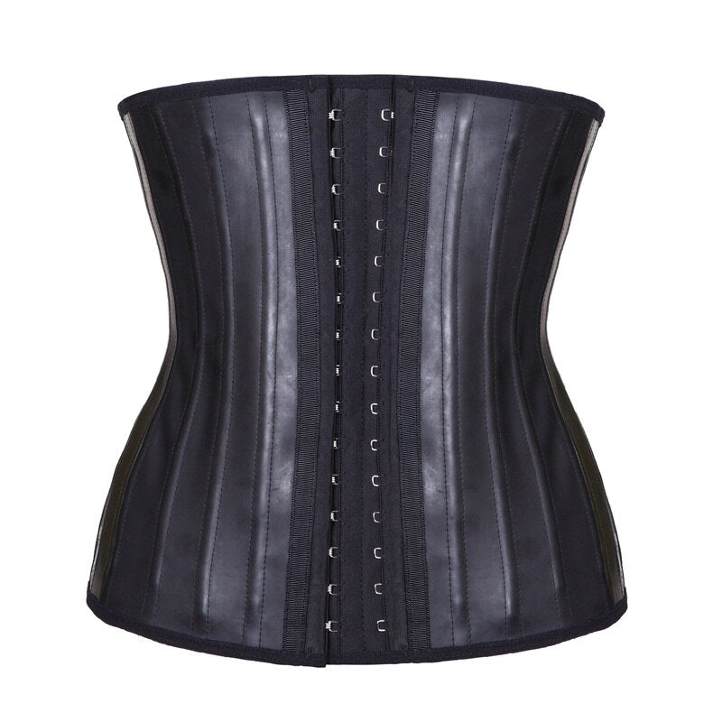 Corset femme Gaine amincissante ventre en Latex - Blxck France
