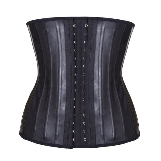 Corset femme Gaine amincissante ventre en Latex - Blxck France